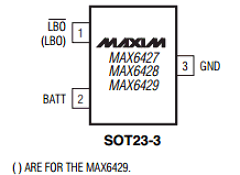 MAX6431NTUS-T Datasheet PDF Maxim Integrated