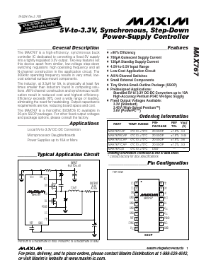 MAX767RCAP Datasheet PDF Maxim Integrated