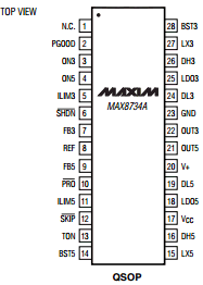 MAX8732AEEI Datasheet PDF Maxim Integrated