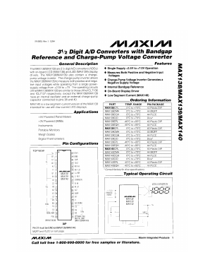 MAX140C Datasheet PDF Maxim Integrated