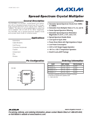 DS1080LU-T Datasheet PDF Maxim Integrated