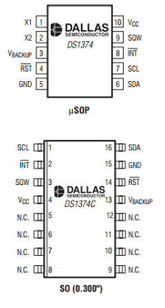 DS1374U-3 Datasheet PDF Maxim Integrated