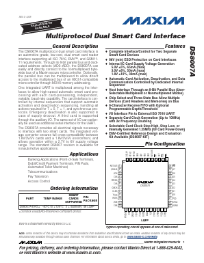 DS8007A-EAG Datasheet PDF Maxim Integrated