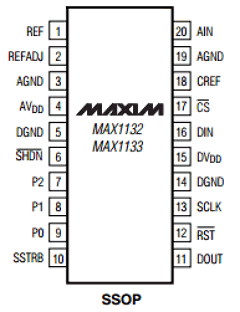 MAX1133AEAP Datasheet PDF Maxim Integrated