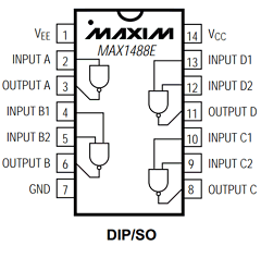 MAX1488EEPD Datasheet PDF Maxim Integrated