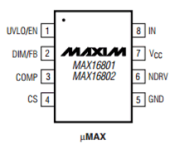 MAX16801A Datasheet PDF Maxim Integrated