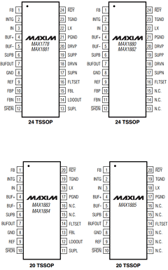 MAX1884 Datasheet PDF Maxim Integrated