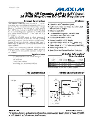 MAX1951ESA Datasheet PDF Maxim Integrated