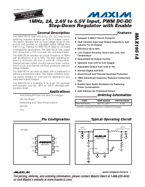 MAX1951A Datasheet PDF Maxim Integrated