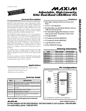 MAX2326 Datasheet PDF Maxim Integrated