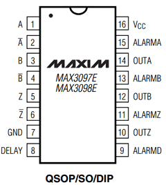 MAX3097ECSE Datasheet PDF Maxim Integrated