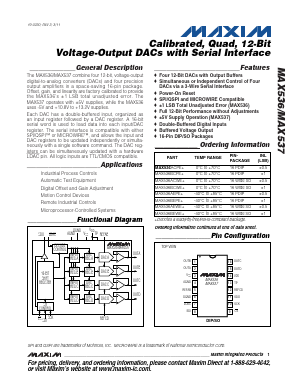 MAX536B Datasheet PDF Maxim Integrated