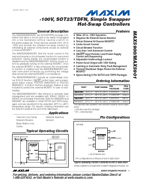 MAX5900LCEUT+T Datasheet PDF Maxim Integrated