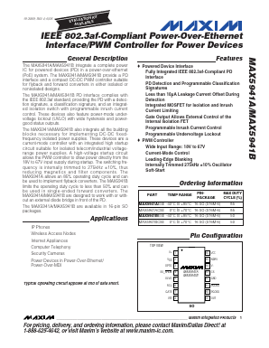 MAX5941BCSE Datasheet PDF Maxim Integrated