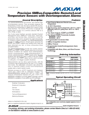 MAX6648MUA Datasheet PDF Maxim Integrated
