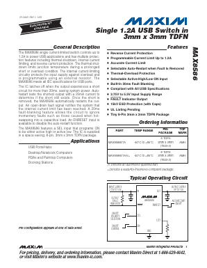 MAX8586ETA/V Datasheet PDF Maxim Integrated