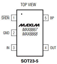 MAX8867D30 Datasheet PDF Maxim Integrated