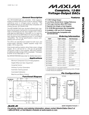 MX7248JN Datasheet PDF Maxim Integrated