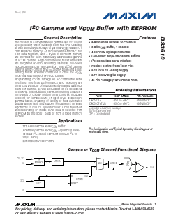 DS3510TT Datasheet PDF Maxim Integrated