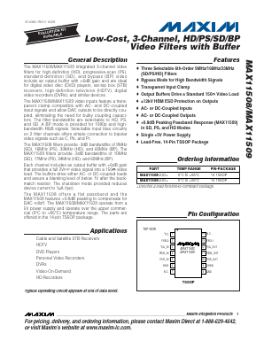 MAX11508 Datasheet PDF Maxim Integrated