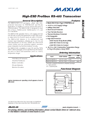 MAX14770EATA Datasheet PDF Maxim Integrated