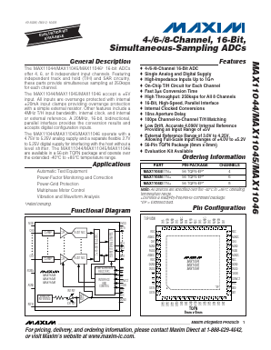 MAX11044 Datasheet PDF Maxim Integrated
