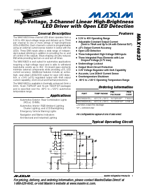 MAX16823ATE Datasheet PDF Maxim Integrated
