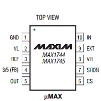 MAX1745EUB Datasheet PDF Maxim Integrated