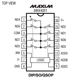 MAX4051CSE Datasheet PDF Maxim Integrated