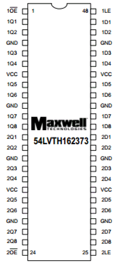 54LVTH162373RPFI Datasheet PDF MAXWELL TECHNOLOGIES