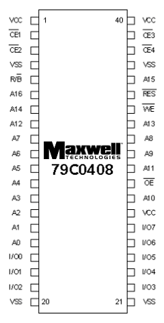 79C0408RT1FE20 Datasheet PDF MAXWELL TECHNOLOGIES