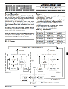 MIC10942 Datasheet PDF Micrel