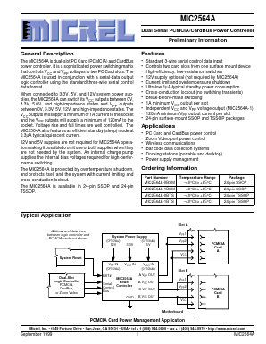 MIC2564A-0BSM Datasheet PDF Micrel