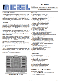 MIC8021-0001 Datasheet PDF Micrel