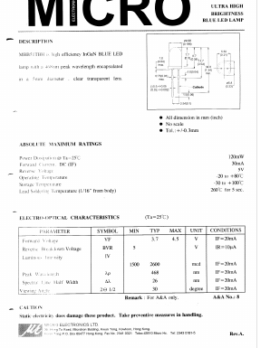 MBB51TBH Datasheet PDF Micro Electronics