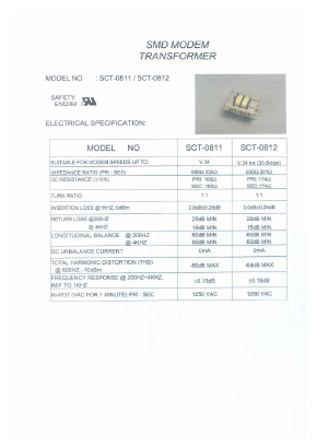 SCT-0812 Datasheet PDF Micro Electronics