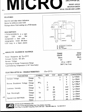 1IGNWB-2L Datasheet PDF Micro Electronics