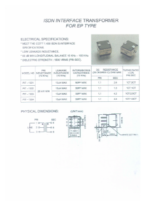 PIT-1303 Datasheet PDF Micro Electronics