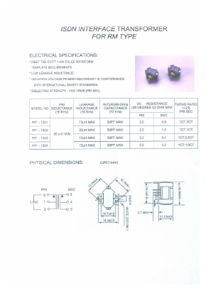 PIT-1502 Datasheet PDF Micro Electronics