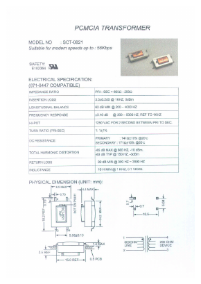 SCT-0821 Datasheet PDF Micro Electronics