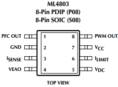 ML4803 Datasheet PDF Micro Linear Corporation