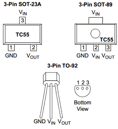 TC55RP1802ECBRT Datasheet PDF Microchip Technology