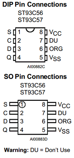 ST93C57CB6 Datasheet PDF Microchip Technology