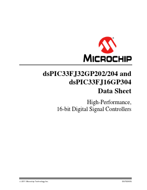 DSPIC33FJ16GP304 Datasheet PDF Microchip Technology