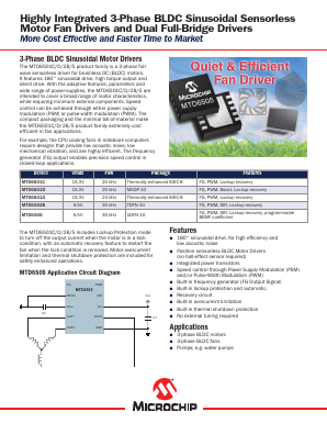 MTD6501C Datasheet PDF Microchip Technology
