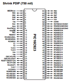 PIC16LC923-08I/SP Datasheet PDF Microchip Technology