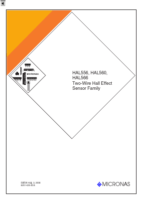 HAL560SF-A Datasheet PDF Micronas