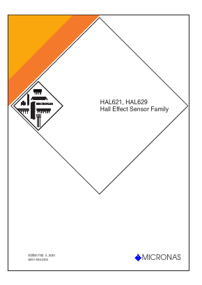 HAL629UA-E Datasheet PDF Micronas