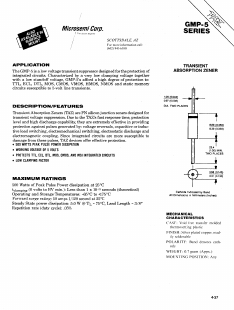 GMP-5A Datasheet PDF Microsemi Corporation