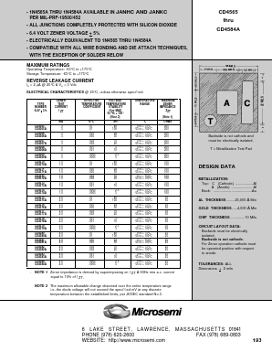 CD4569 Datasheet PDF Microsemi Corporation